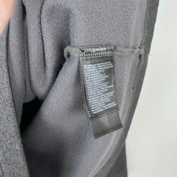 The North Face Skyline 1/2-Zip Fleece Pullover Dark Grey Heather Men’s Large - Picture 6 of 8